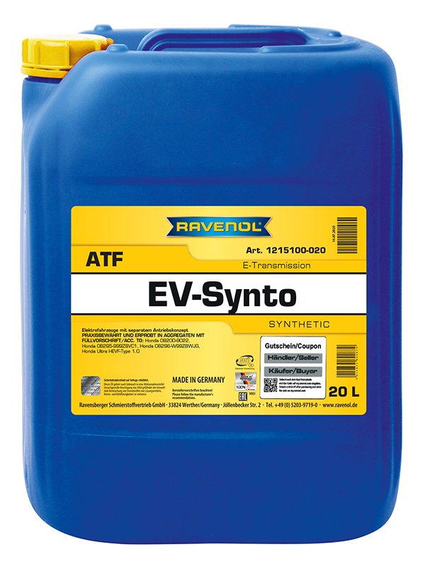 RAVENOL EV-Synto ATF E-Transmission Fluid