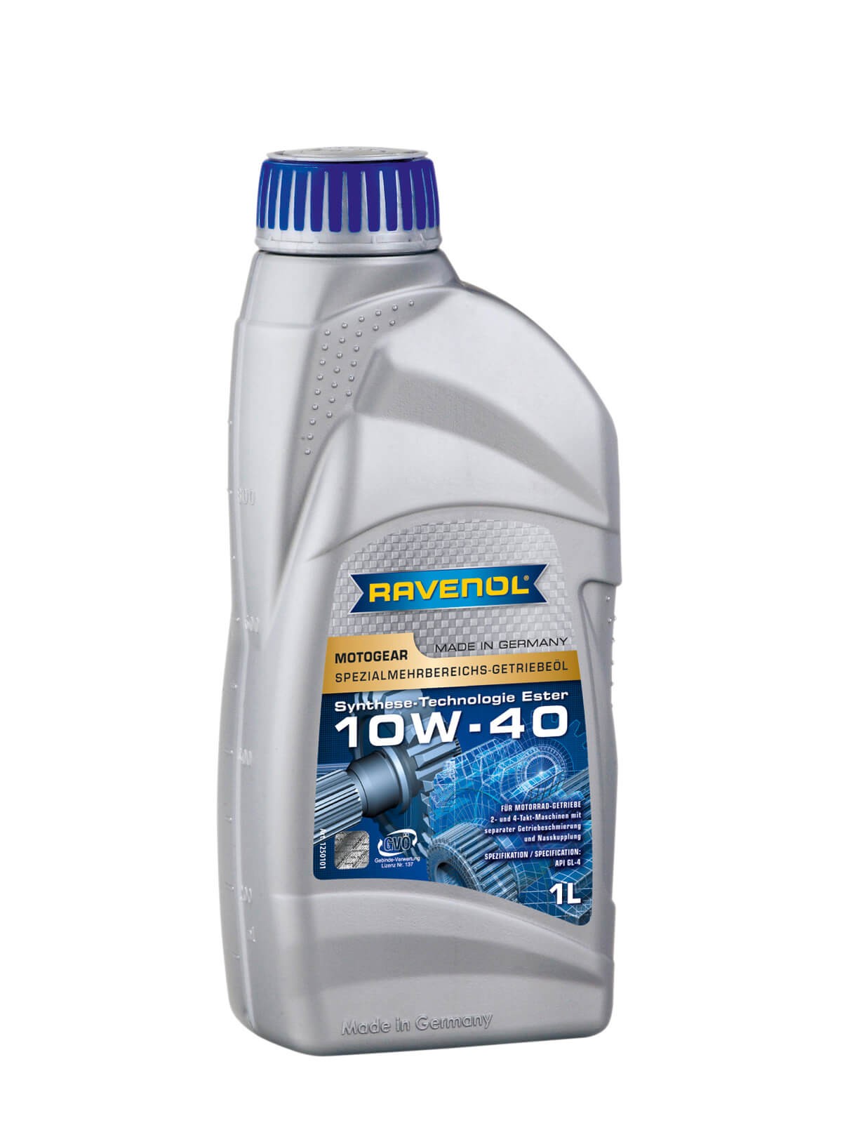 Riloer Lubrificatore A Doppio Cavo Per Moto, Scooter, Bici – Universale, Morsetto Rapido – Blu Dorato