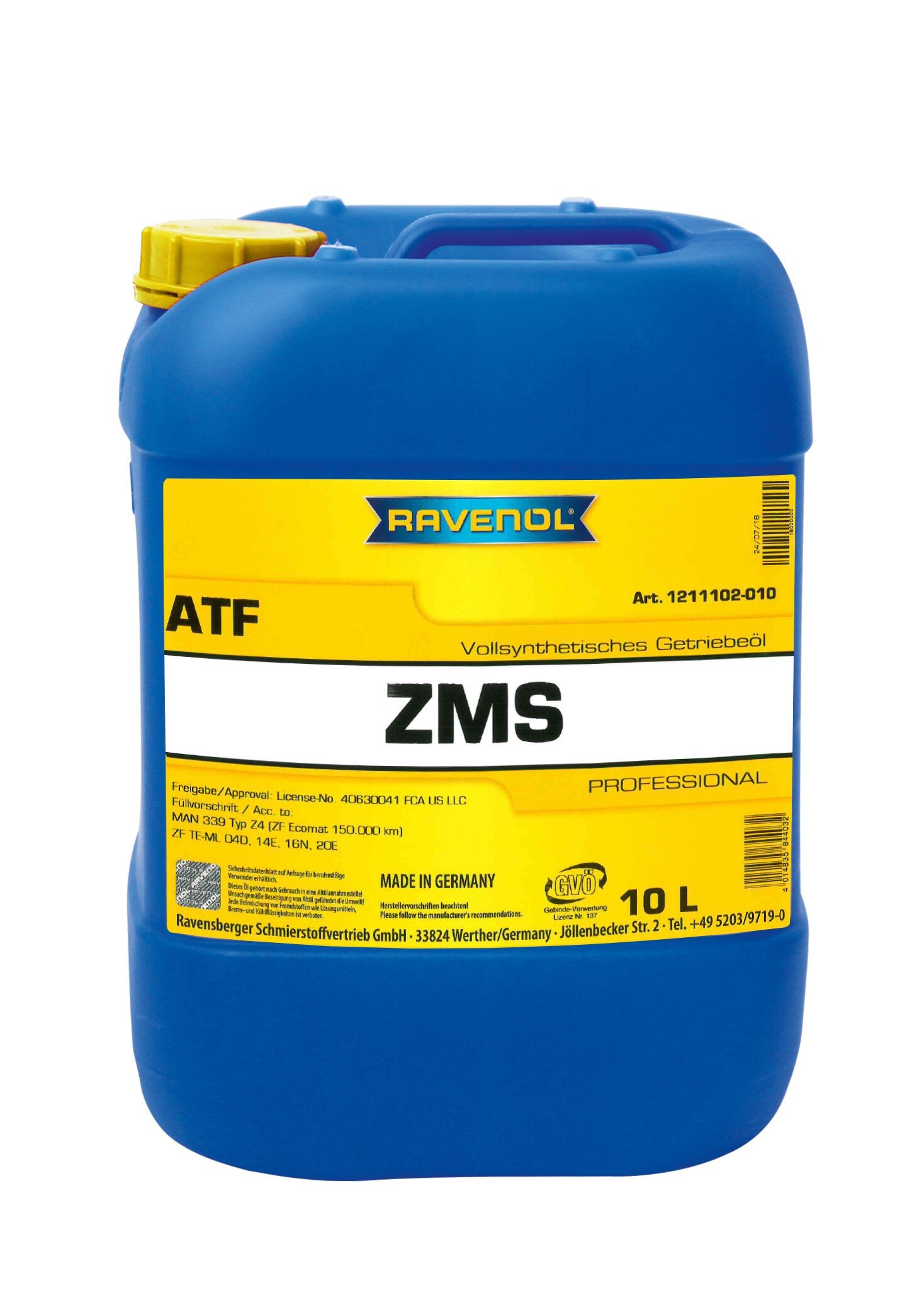 Ravenol ATF ZMS Ravenol ATF ZMS